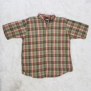 Vintage Nautica Men's Button Up Short Sleeve